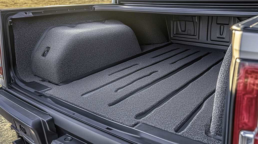 BedRug premium truck bed liner installed in pickup truck showing custom fit and durable protection